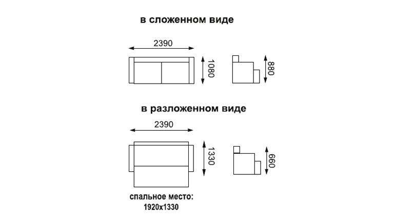 Диван-кровать «Милан» Велюр тенерифе изумруд/велюр тенерифе грей