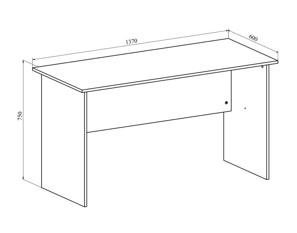 Размеры письменного стола