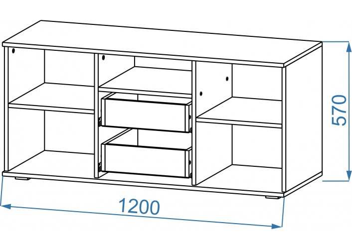 Схема тумба для ТВ